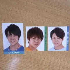 KEY TO LIT 7MEN侍 佐々木大光 厚紙 デタカ プロフィールカード