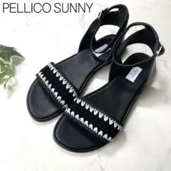 PELLICO SUNNY スペイン製 アンクルストラップサンダル 定価3.2万のサムネイル