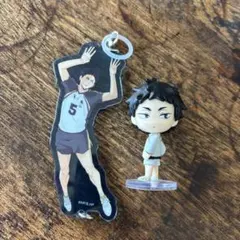 ハイキュー!! アクリルキーホルダー＆ミニフィギュアセット