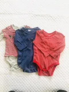 babyGAPベビーギャップ長袖ロンパース12~18m80cm 3枚セット