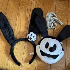 ディズニー　オズワルド　カチューシャ　コインケース　セット