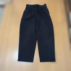 GU ワイドパンツ　濃いブルー