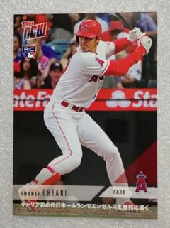 大谷翔平 2018 Topps now 432J　▶初の代打ＨＲ　☆日本語　※す