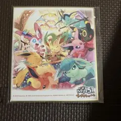 MY151 ブイズミニ色紙 ポケモン イーブイフレンズ シークレット 非売品