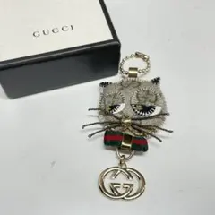 GUCCI グッチョリ　猫の顔デザイン キーホルダー　チャーム