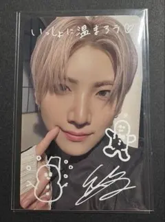 &TEAM ユウマ YUMA 雪明かりラキドロ 手書き トレカ