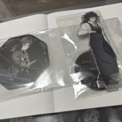 鬼滅の刃　モクテルバー　両面アクリルスタンド　冨岡義勇とコースター 2点セット