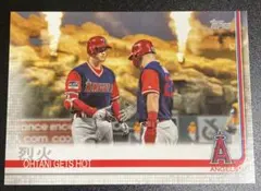 2019 Topps 367 大谷翔平 ＆ マイク・トラウト ANGELS 烈火