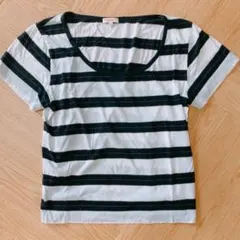 着用回数少なめ☆デミリー ☆ボーダー Tシャツ トップスのサムネイル