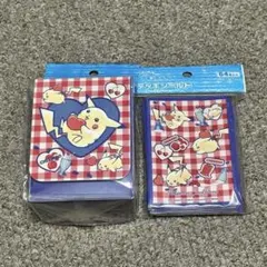ピカチュウとハート　デッキシールド　デッキケースセット