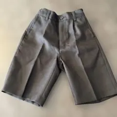キッズ子供用フォーマル半ズボン　黒ブラック110
