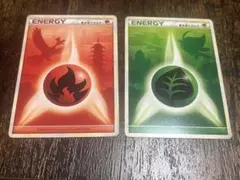 基本エネルギー 炎　草よみがえる伝説 レジェンド ホウオウ　セレビィ　セット