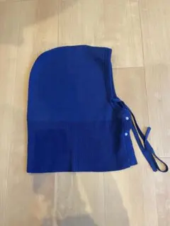 ネイビー フード付き ネックウォーマー