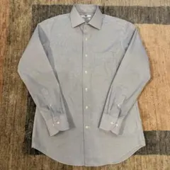 ユニクロ スーパーノンアイロンスリムフィットシャツ チェック柄 M