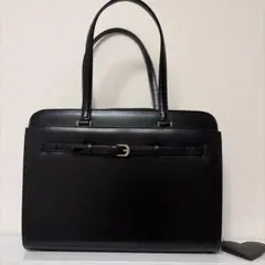 はるやま×ヴィヴィフルール　ビジネスバッグ リクルートバッグ就活　黒のサムネイル