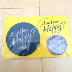 【未開封】嵐　Are You Happy? 缶バッジセット　紫　会場限定