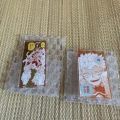 2点セット　ホークス　エンデヴァー　名言　アクリルバッジ　原画展　ヒロアカ展