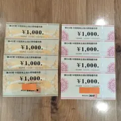 ビックカメラ　コジマ　株主優待　8000円分