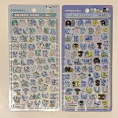 【正規品】 ボンボンドロップシール はぴだんぶい ポチャッコ 2枚セット 文字