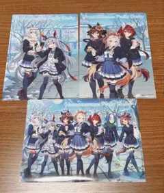 新品・未使用】ウマ娘 セブンイレブン クリアファイル3点