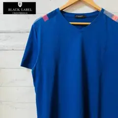 ブラックレーベル・クレストブリッジ 半袖 カットソー ブルー Lサイズのサムネイル