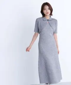 25AW ナチュラルビューティーベーシック ショートボレロセットニットワンピース