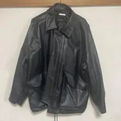 WYM LIDNM フェイクレザージャケット