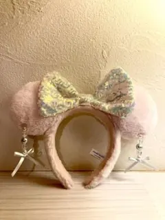 ディズニー ミニーマウスピンクカチューシャ