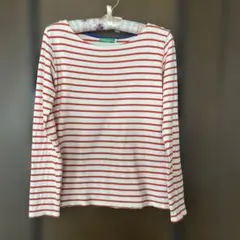 earth music&ecology 長袖Tシャツ ボーダーカットソー　M