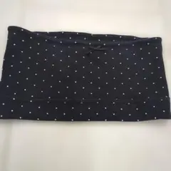 黒に白のドット 産褥サポーターM