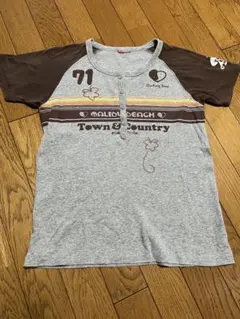 Town & Country Tシャツ ラグラン 半袖 グレー Lのサムネイル