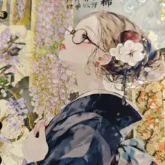 超美品！精密複製画 金箔 着物美人 アクリル画 絵画 - メルカリ