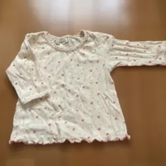 HUSHUSH フリル付き長袖Tシャツ 90サイズ