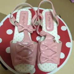 2足　シャーリーテンプル　新品未使用　リボン付きサンダル 19cm TODDLER SHOES – Shirley Temple Online Store