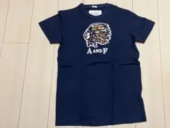 Abercrombie & Fitch ネイビー Tシャツ M