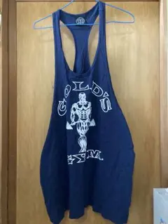 GOLD'S GYM ネイビー タンクトップ Lサイズ