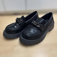 厚底　ローファー　24