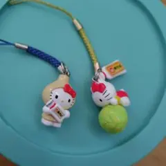 マルちゃん焼きそば景品 キティストラップ2つセット - メルカリ