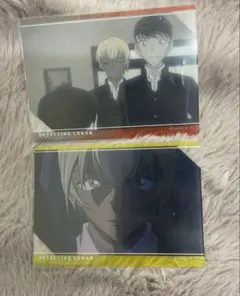 名探偵コナン　場面写トレーディングクリアカード　安室透　降谷零&諸伏景光　2枚