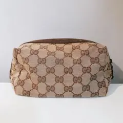 GUCCI GGパターン ベージュ ポーチ
