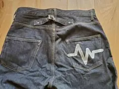 Whiz セルビッチブラックジーンズのサムネイル