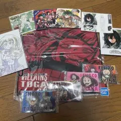 僕のヒーローアカデミア　一番くじタオル、コースター、シール、ポストカード、シール