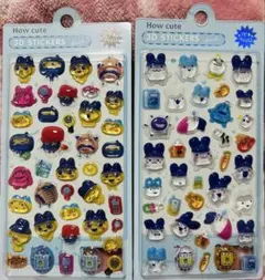 たまごっち　3Dシール　2枚セット