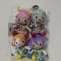 プロセカ ふわぷちミニぬいぐるみ 聖なる夜に、この歌声を 4種セット