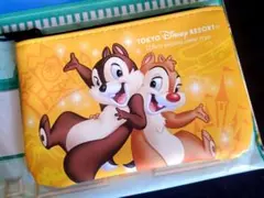 【未使用】東京ディズニーリゾート限定 パークチケット風ポーチ　チデ　ランダム