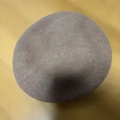 ウール ブラウン ベレー帽 L/XL