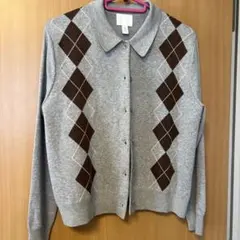 H&M 襟付きカーディガン