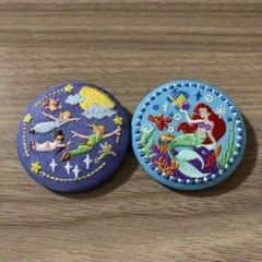 ディズニー刺繍缶バッチセット