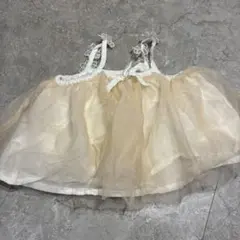 ベビー チュチュドレス クリーム色 サイズ10