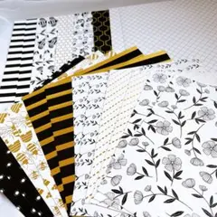 スタンピンアップ　ゴールデンハニーデザイナーズペーパー６インチ２４枚セット